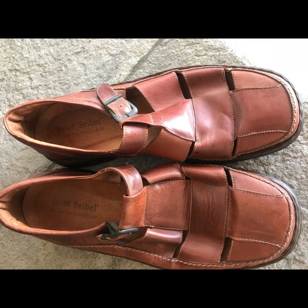 Josef Seibel Leather Mens Sandals